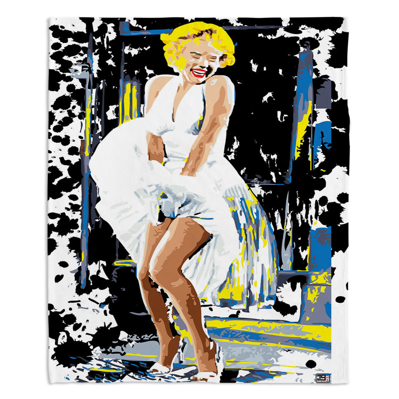  Jeté Marilyn Monroe, l 51 po x L 60 po