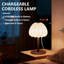 Lampe de douche imperméable sans fil IP65 - rechargeable 4500Mah, lampe de table à changement de couleur à intensité variable pour la salle de bain, la chambre à coucher