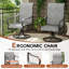 Fauteuil de patio pivotant Julessa-482878553