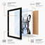 Crowned Bulldog Minimalist - Framed Print-373694852-373694854