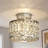 1 - Light Drum Semi Flush Mount Ceiling Light-295176977