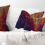 Coussin abstrait abstrait de mélange de peinture acrylique
