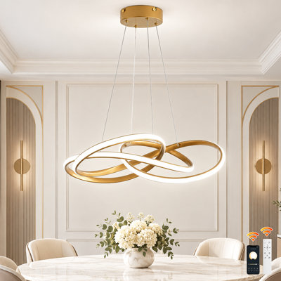 1-Light Dimmable Integrated LED Chandelier