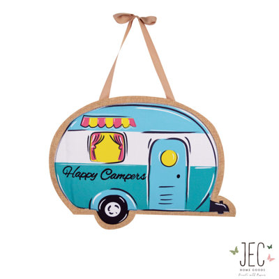 Plaque de porte Happy Campers