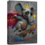 «Graffiti Elephant Skateboard Street Art», art pour chambre d'enfant, impression sur toile encadrée-126030907-126030911