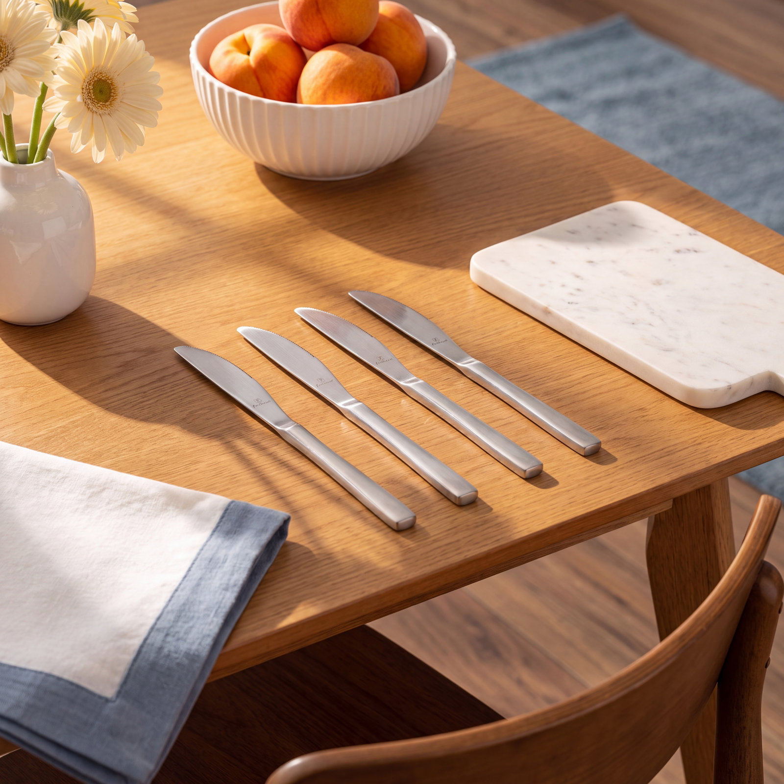 Arezzo Brushed Dinner Knife