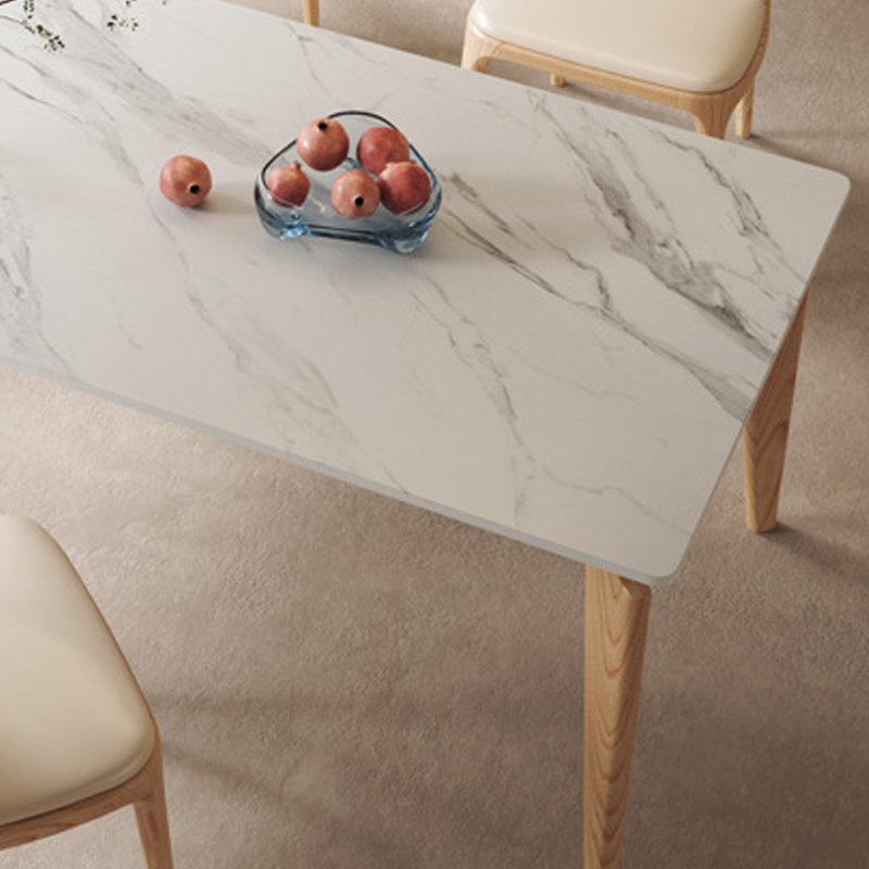 Nordic rectangular dining table, 29.53”H x 62.99”L x 31.5”W