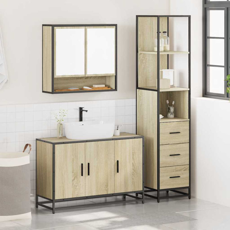 Bathroom Furniture Suite, Sonoma Oak