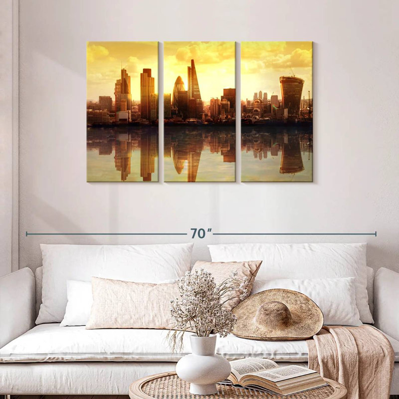 Sirci London Sunset, H 28 po x l 45 po
