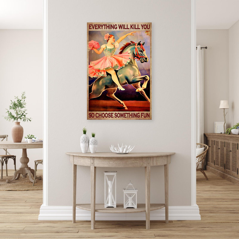 Impression sur toile, cirque Kyracha, H 36 po x l 24 po x P 1,25 po