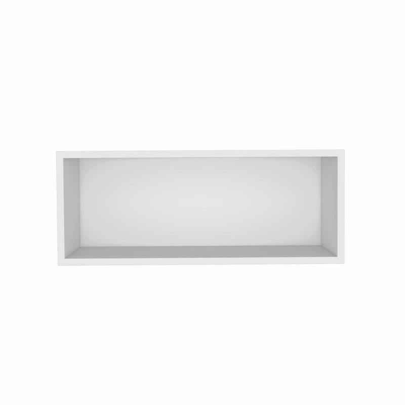 Wall Cabinet 12" H, 1 Spacious Shelf, 12" H x 18.4" W x 12.5" D, White