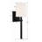 1 Light Black Forged Wall Mount