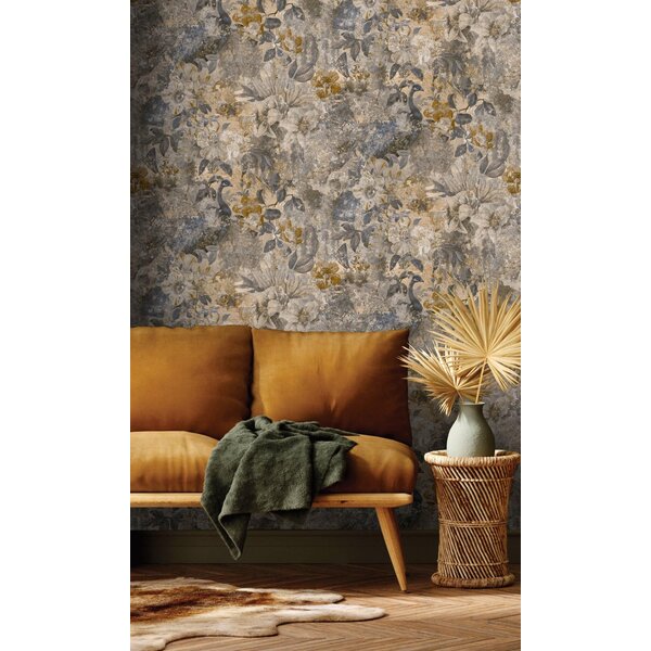 Walls Republic Floral Roll | Wayfair