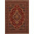 Langley Street Kratz Floral Medallion Burgundy Red Wool Area Rug-19167413