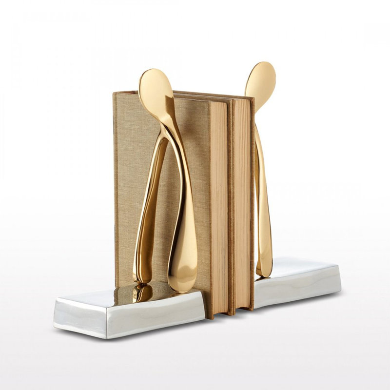 Serre-livres wishbone pair