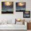 Voie religieuse à travers le ciel - Art mural sur toile traditionnel-863990012-863989987