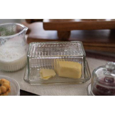 Bistro Glass Butter Dish