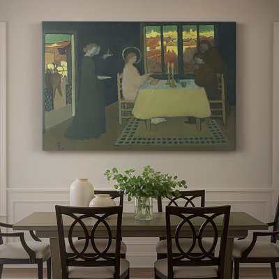 The Meal at Emmaus (Le Repas à Emmaüs)-Maurice Denis-Gallery Wrapped Canvas-1894