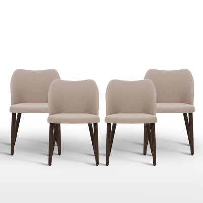 Malvino Upholstered Solid Wood Dining Chair