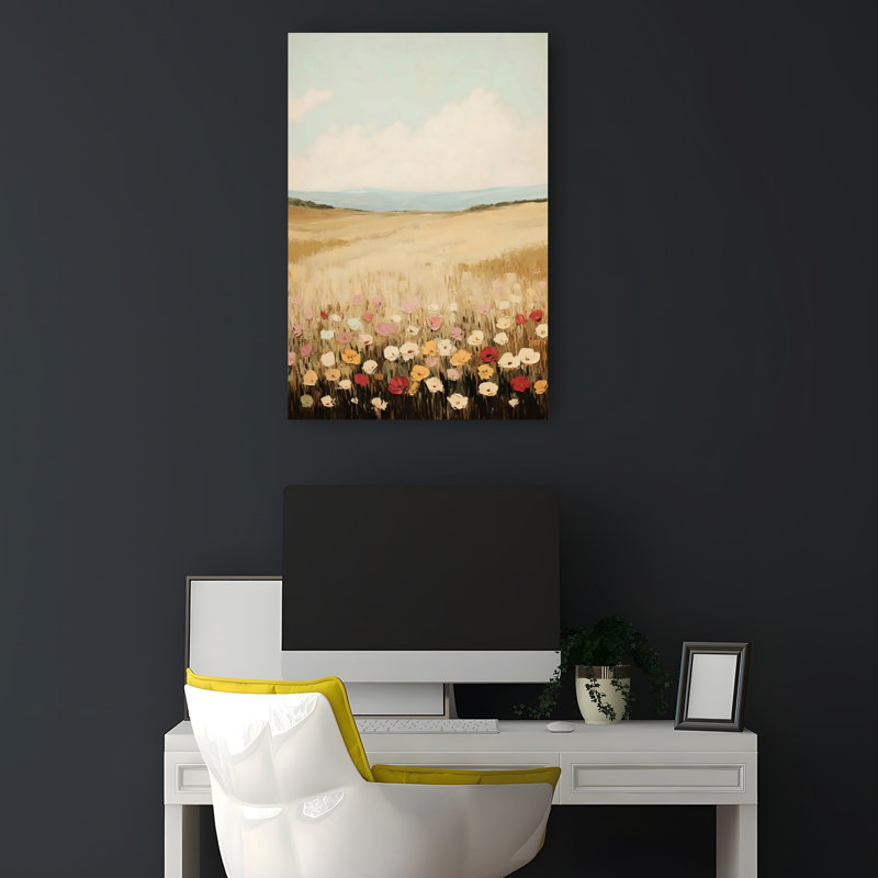 Impression sur toile Wild Wild Dream Contemporary Peaceful Serene Landscape Nature, H 18 po x l 12 po