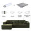 Nahliyah 2 - Piece  L-Shaped  Modular Sectional-179217908