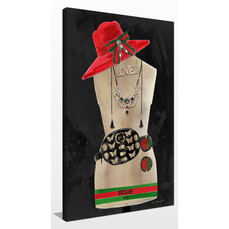 «Dress for Success Rome», impression, Toile tendue, H 30 po x l 18 po x P 1 po