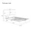 Lit plateforme de rangement hydraulique rembourré-451215319-451215318