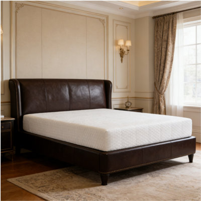 Medium Firm Gel Memory Foam Mattress, Cooling Pressure Relief Mattress in a Box with Supportive Foam