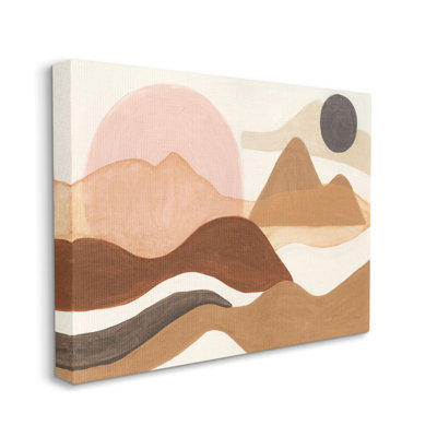 " Mid Century Mountain Range Terrain " by Joan Elan Davis