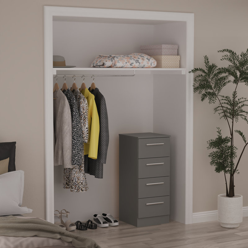 37 cm W Chest of 4 Drawers