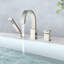Robinet de baignoire cascade avec pulvérisateur, robinet de baignoire romaine à 3 trous avec douchette à main