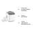 26 Lb.Daily Production Bullet Ice Countertop Ice Maker, Self-Cleaning Ice Makers-78609292