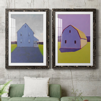 " Bucolic Structure IX " 2 - Pieces Painting Print