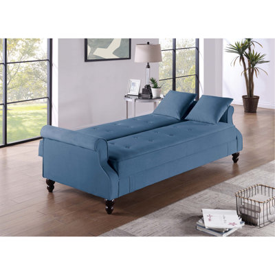 Brooklington Upholstered 87'' Sleeper Sofa