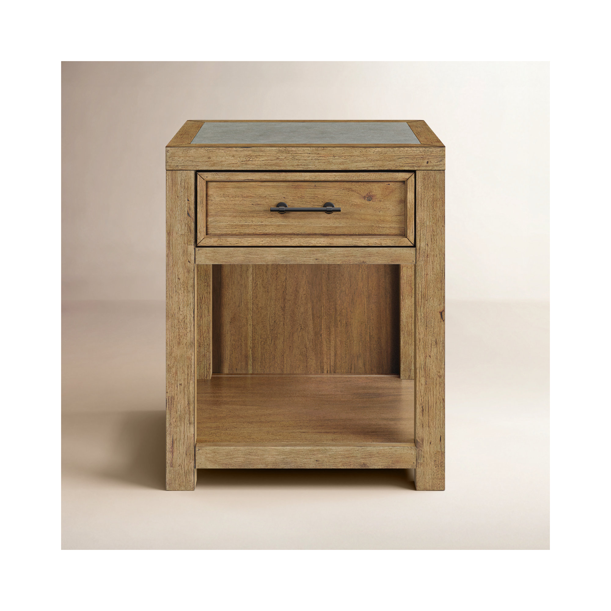 Oakland 1 - Drawer Nightstand, Toasted Almond