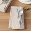 Silverlock Plain Dinner 20" Linen/Polyester Napkin