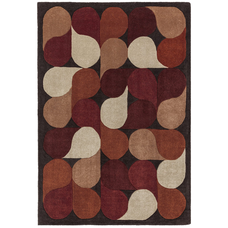 Modrok Rectangle Abstract Hand Woven Dhurrie, Rectangle 200 x 290cm