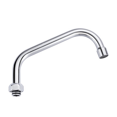 Remplacement du bec de robinet de 8 po en chrome poli - filetage interne G3 / 4