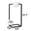 Lampe de table moderne 22 "à cadre carré" Velo "-677397482