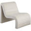 Chaise d'appoint 26,5 po en velours capitonné-88357481