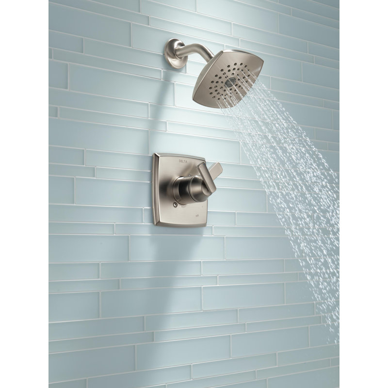 Ashlyn 17 Series Dual-Function Valve Trim Kit, Brushed Nickel 2 Handle Set for Shower Faucet System, Stainless (Valve Not Included)