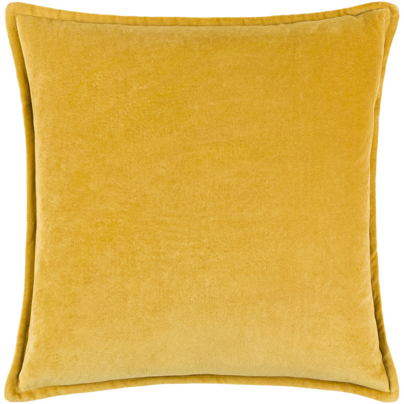  Housse de coussin carré en coton, 22 po x 22 po