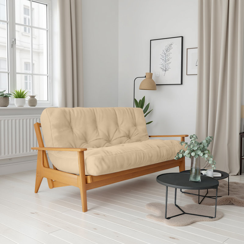 Matelas en mousse pour canapé-lit Futon de Lipson - , certifié CertiPUR-US, sans cadre, 8", Simple, Beige