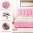 Cahlin Full Storage Bed Frame Velvet Upholstered Platform Bed with 4 Storage Drawer, Adjustable Headboard and Wood Slat Support, Pink-868382091-856237685