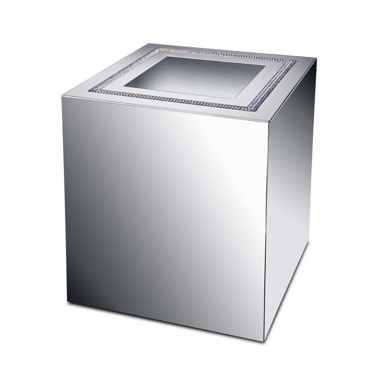 Accessoires Corbeille à déchets 1,41 gallon, Chrome