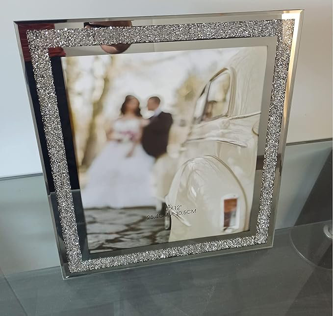 Silver Glass Picture Frame