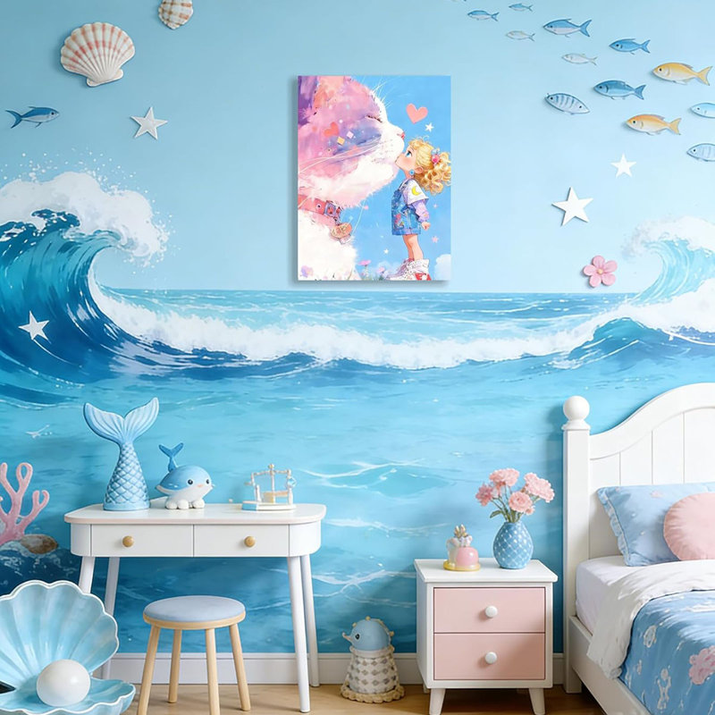 1 Piece Wrapped Canvas Wall Art
