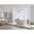 59" Luxury Handcrafted Stone Resin Freestanding Soaking Bathtub With Overflow In Matte White, Cupc Certified