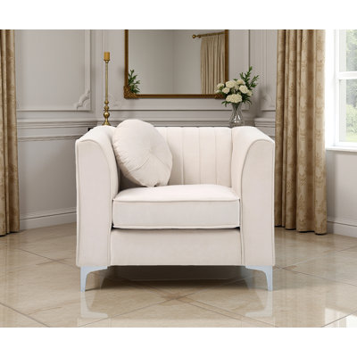 Chaise en velours de suède Tetouan