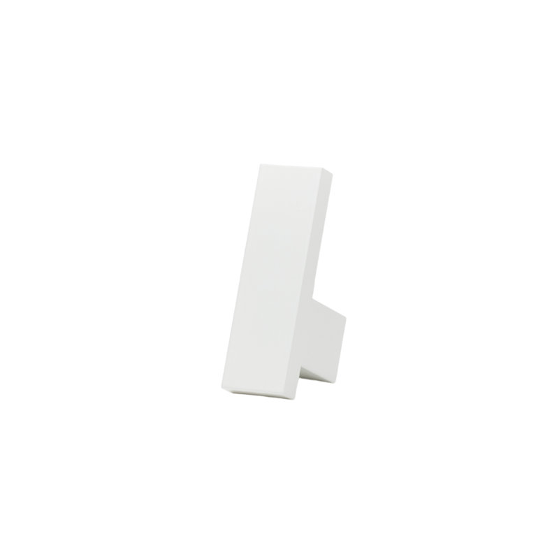 2" Length Bar Knob, Snow (White)